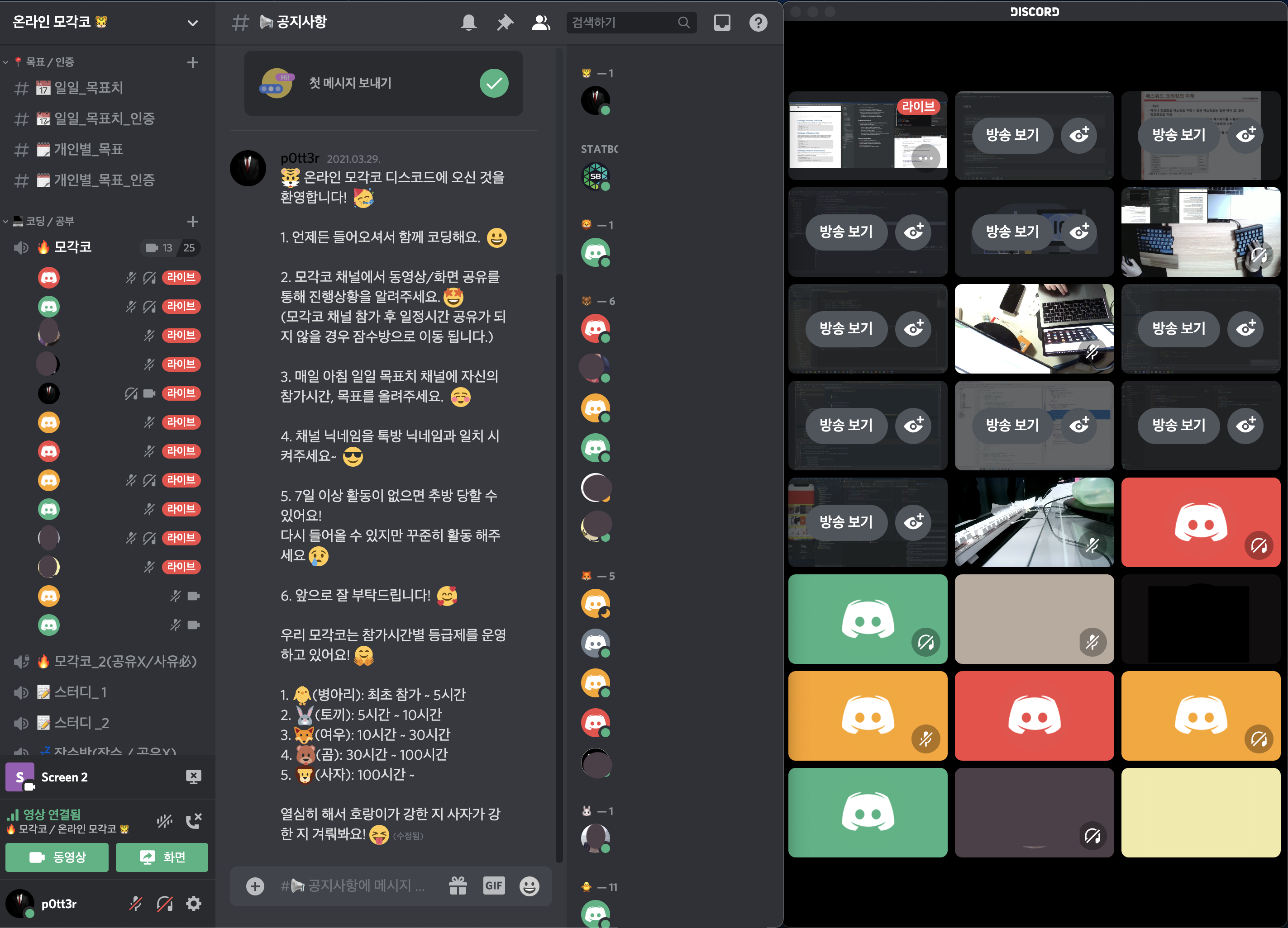 함께 코딩하실 분 오세요 :) (온라인 모각코 / 캠스터디) | OKKY