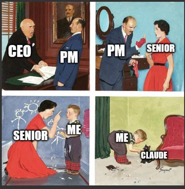 CEO -> PM -> 시니어 -> 나에게 작업이 오는 패턴.jpg 이미지 1