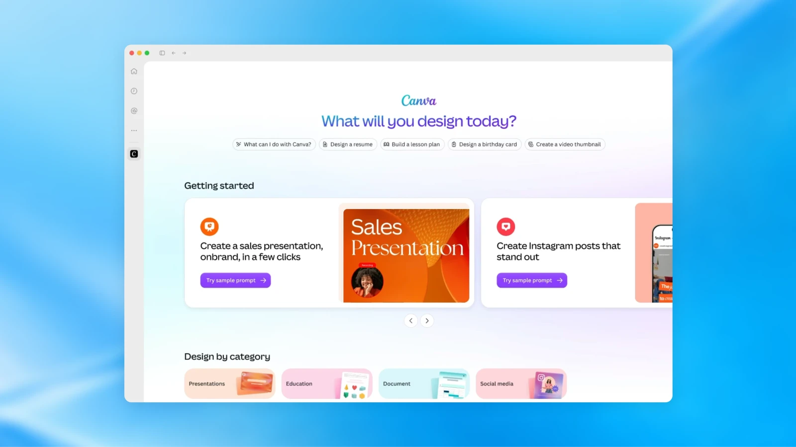 Canva plugin extension shown in the ChatGPT sidebar.